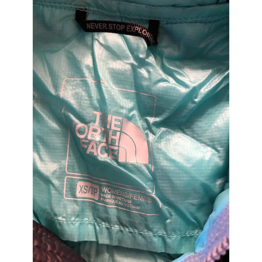 The North Face Jacket Womens XS Blue Teal Puffer Ski Snowboard Outdoors Coat